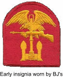 Early insignia worn by BJ's