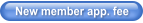 New member app. fee